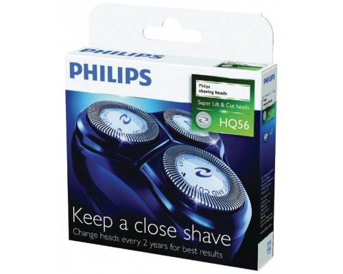 Cabezal De Recambio Afeitadora Philips Hq56/50 Pack